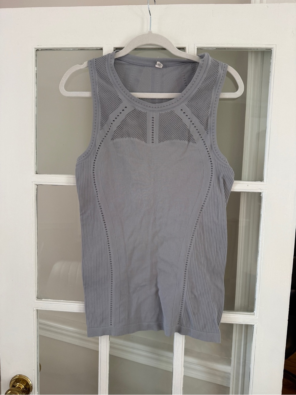 Athleta Light Grey Workout Tank